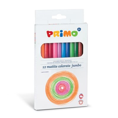 עפרונות צבעוניים 12 יחידות עבים