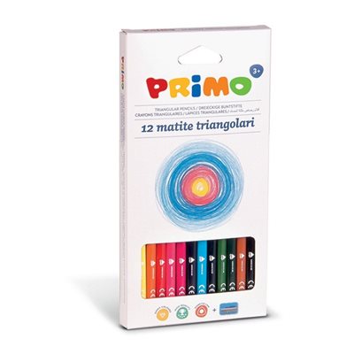 עפרונות צבעוניים דקים 12 יחידות